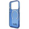 Etui Guess IML Script Metal MagSafe do   iPhone 17 Pro Max niebieski na NearMe.pl