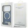 Etui Guess IML Script Metal MagSafe do   iPhone 17 Pro Max niebieski na NearMe.pl