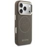 Etui Guess Perforated 4G MagSafe do      iPhone 17 Pro Max brązowy na NearMe.pl