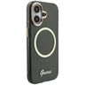 Etui Guess IML Script Metal MagSafe do   iPhone 17 czarny na NearMe.pl