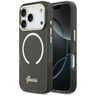 Etui Guess IML Script Metal MagSafe do   iPhone 17 Pro Max czarny na NearMe.pl