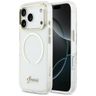 Etui Guess IML Script Metal MagSafe do   iPhone 17 Pro Max przezroczysty na NearMe.pl