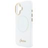 Etui Guess IML Gradient Script Metal     MagSafe do iPhone 17 biały na NearMe.pl