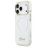 Etui Guess IML Gradient Script Metal     MagSafe do iPhone 17 Pro Max biały na NearMe.pl
