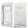 Etui Guess IML Gradient Script Metal     MagSafe do iPhone 17 Pro Max biały na NearMe.pl