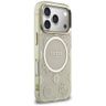 Etui Guess IML Peony Dot MagSafe do      iPhone 17 Pro beżowy na NearMe.pl