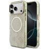 Etui Guess IML Peony Dot MagSafe do      iPhone 17 Pro Max beżowy na NearMe.pl