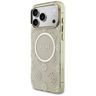 Etui Guess IML Peony Dot MagSafe do      iPhone 17 Pro Max beżowy na NearMe.pl