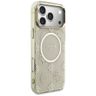 Etui Guess IML Peony Dot MagSafe do      iPhone 17 Pro Max beżowy na NearMe.pl