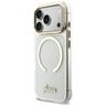Etui Guess IML Glitters Script Strap     MagSafe do iPhone 17 Pro przezroczysty na NearMe.pl