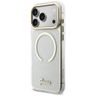 Etui Guess IML Glitters Script Strap     MagSafe do iPhone 17 Pro Max przezroczysty na NearMe.pl