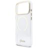 Etui Guess IML Glitters Script Strap     MagSafe do iPhone 17 Pro Max przezroczysty na NearMe.pl
