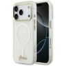 Etui Guess IML Shell Script Metal        MagSafe do iPhone 17 Pro Max biały na NearMe.pl
