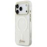 Etui Guess IML Shell Script Metal        MagSafe do iPhone 17 Pro Max biały na NearMe.pl