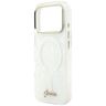 Etui Guess IML Shell Script Metal        MagSafe do iPhone 17 Pro Max biały na NearMe.pl