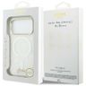 Etui Guess IML Shell Script Metal        MagSafe do iPhone 17 Pro Max biały na NearMe.pl