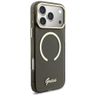 Etui Guess IML Glitters Script Strap     MagSafe do iPhone 17 Pro Max czarny na NearMe.pl