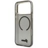 Etui Guess IML Glitters Script Strap     MagSafe do iPhone 17 Pro Max czarny na NearMe.pl
