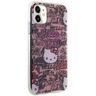 Hello Kitty HKHCN61HDGPTP iPhone 11 / Xr 6.1" różowy/pink hardcase IML Tags Graffiti na NearMe.pl