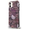 Hello Kitty HKHCN61HDGPTP iPhone 11 / Xr 6.1" różowy/pink hardcase IML Tags Graffiti na NearMe.pl