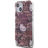 Hello Kitty HKHCP15SHDGPTP iPhone 15 / 14 / 13 6.1" różowy/pink hardcase IML Tags Graffiti na NearMe.pl