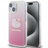 Hello Kitty HKHCP15SHDGKEP iPhone 15 / 14 / 13 6.1" różowy/pink hardcase IML Gradient Electrop Kitty Head na NearMe.pl