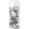 Hello Kitty HKHCP15SHDGPHT iPhone 15 / 14 / 13 6.1" biały/white hardcase IML Kitty On Bricks Graffiti na NearMe.pl