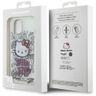 Hello Kitty HKHCP15SHDGPHT iPhone 15 / 14 / 13 6.1" biały/white hardcase IML Kitty On Bricks Graffiti na NearMe.pl