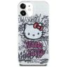 Hello Kitty HKHCP15SHDGPHT iPhone 15 / 14 / 13 6.1" biały/white hardcase IML Kitty On Bricks Graffiti na NearMe.pl