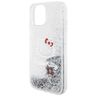 Hello Kitty HKHCP15SLIKHET iPhone 15 / 14 / 13 6.1" srebrny/silver hardcase Liquid Glitter Charms Kitty Head na NearMe.pl