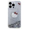 Hello Kitty HKHCP15XLIKHET iPhone 15 Pro Max 6.7" srebrny/silver hardcase Liquid Glitter Charms Kitty Head na NearMe.pl