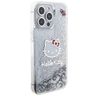 Hello Kitty HKHCP15XLIKHET iPhone 15 Pro Max 6.7" srebrny/silver hardcase Liquid Glitter Charms Kitty Head na NearMe.pl