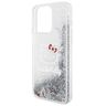 Hello Kitty HKHCP15XLIKHET iPhone 15 Pro Max 6.7" srebrny/silver hardcase Liquid Glitter Charms Kitty Head na NearMe.pl