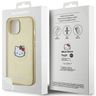 Hello Kitty HKHMP14SPGHCKD iPhone 14 / 15 / 13 6.1" złoty/gold hardcase Leather Kitty Head MagSafe na NearMe.pl
