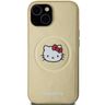 Hello Kitty HKHMP15SPGHCKD iPhone 15 / 14 / 13 6.1" złoty/gold hardcase Leather Kitty Head MagSafe na NearMe.pl