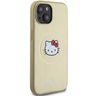 Hello Kitty HKHMP15SPGHCKD iPhone 15 / 14 / 13 6.1" złoty/gold hardcase Leather Kitty Head MagSafe na NearMe.pl