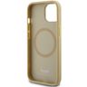 Hello Kitty HKHMP15SPGHCKD iPhone 15 / 14 / 13 6.1" złoty/gold hardcase Leather Kitty Head MagSafe na NearMe.pl