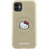 Hello Kitty HKHMN61PGHCKD iPhone 11 / Xr6.1" złoty/gold hardcase Leather Kitty Head MagSafe na NearMe.pl