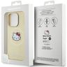Hello Kitty HKHMP15XPGHCKD iPhone 15 ProMax 6.7" złoty/gold hardcase Leather Kitty Head MagSafe na NearMe.pl