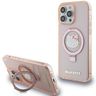 Hello Kitty HKHMP15XHRSGEP iPhone 15 Pro Max 6.7" różowy/pink hardcase Ring Stand Glitter Electrop Logo MagSafe na NearMe.pl