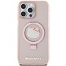 Hello Kitty HKHMP15XHRSGEP iPhone 15 Pro Max 6.7" różowy/pink hardcase Ring Stand Glitter Electrop Logo MagSafe na NearMe.pl