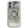 Hello Kitty HKHMP16SLGDIK iPhone 16 6.1" czarny złoty/black gold hardcase Liquid Glitter Fever MagSafe na NearMe.pl