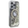 Hello Kitty HKHMP16LLGDIK iPhone 16 Pro  6.3" czarny złoty/black gold hardcase Liquid Glitter Fever MagSafe na NearMe.pl