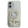 Hello Kitty HKHMP16SLGDIH iPhone 16 6.1" biały złoty/white gold hardcase Liquid Glitter Fever MagSafe na NearMe.pl