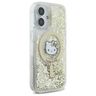 Hello Kitty HKHMP16SLGDIH iPhone 16 6.1" biały złoty/white gold hardcase Liquid Glitter Fever MagSafe na NearMe.pl