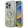 Hello Kitty HKHMP16LLGDIH iPhone 16 Pro  6.3" biały złoty/white gold hardcase Liquid Glitter Fever MagSafe na NearMe.pl