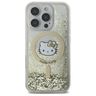 Hello Kitty HKHMP16XLGDIH iPhone 16 Pro  Max 6.9" biały złoty/white gold hardcase Liquid Glitter Fever MagSafe na NearMe.pl