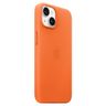 Etui Apple MPPF3ZM/A iPhone 14 Plus / 15Plus 6.7" pomarańczowy/orange Leather Case MagSafe na NearMe.pl