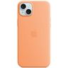 Etui Apple MT173ZM/A iPhone 15 Plus / 14Plus 6.7" MagSafe pomarańczowy/orange sorbet Silicone Case na NearMe.pl