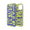 Diesel Snap Case Clear AOP iPhone 12 ProMax niebiesko-limonkowy/blue-lime 42565 na NearMe.pl